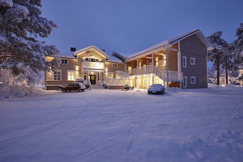 Außenaufnahme der Lapland Lodge