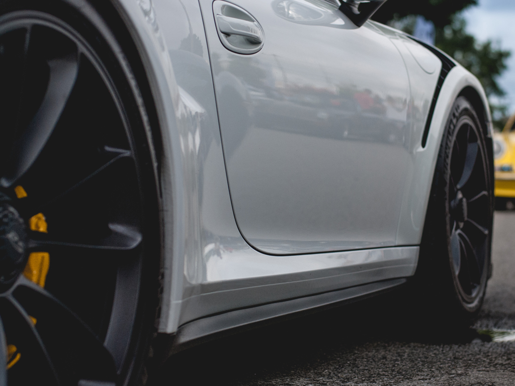 Porsche Fahrzeug in Nahaufnahme